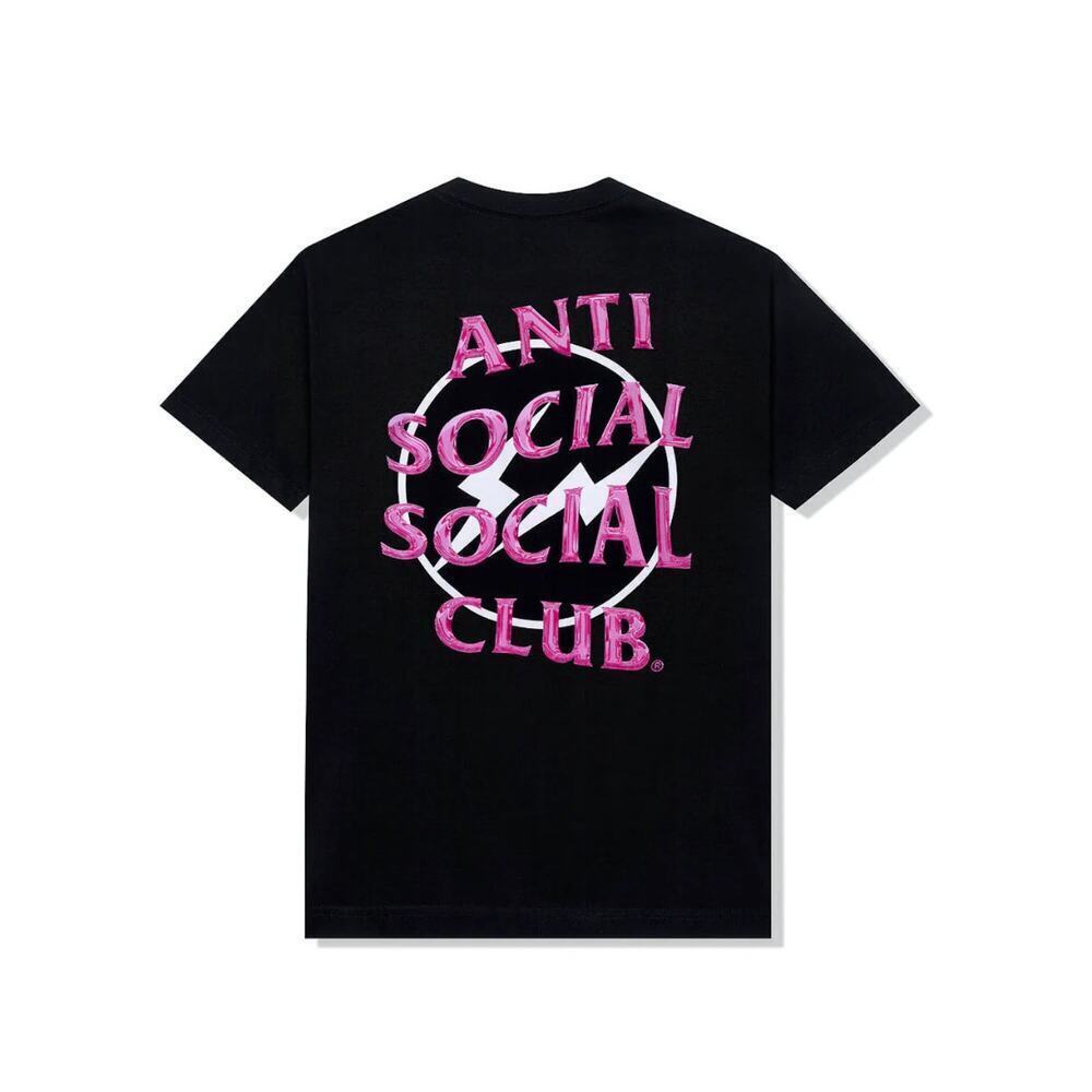 Anti Social Social Club X Fragment Precious Petals Tee, Black Pink, Xl, Nwt